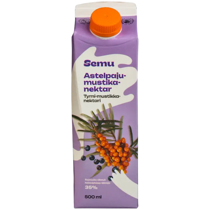 Semu astelpaju-mustikanektar 500ml