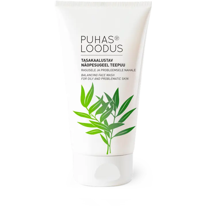 Puhas Loodus näopesugeel teepuu 150ml