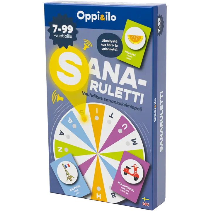 Oppi&ilo Sanaruletti-lautapeli 7-99 v