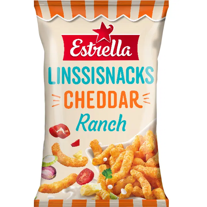 Estrella Linssisnacks Cheddar & Ranch 125g