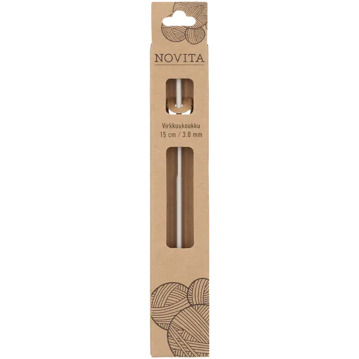 Novita Virkkuukoukku 15 cm  3 mm