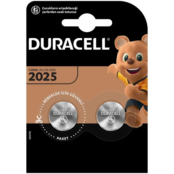Duracell patareid cr2025 2tk