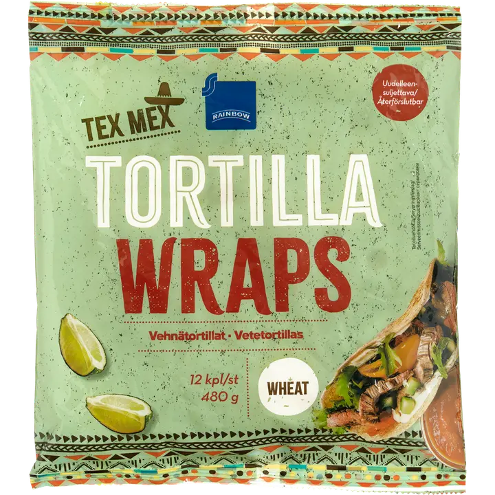 Tex Mex Tortilla Wrapid 480 g 12 tk.