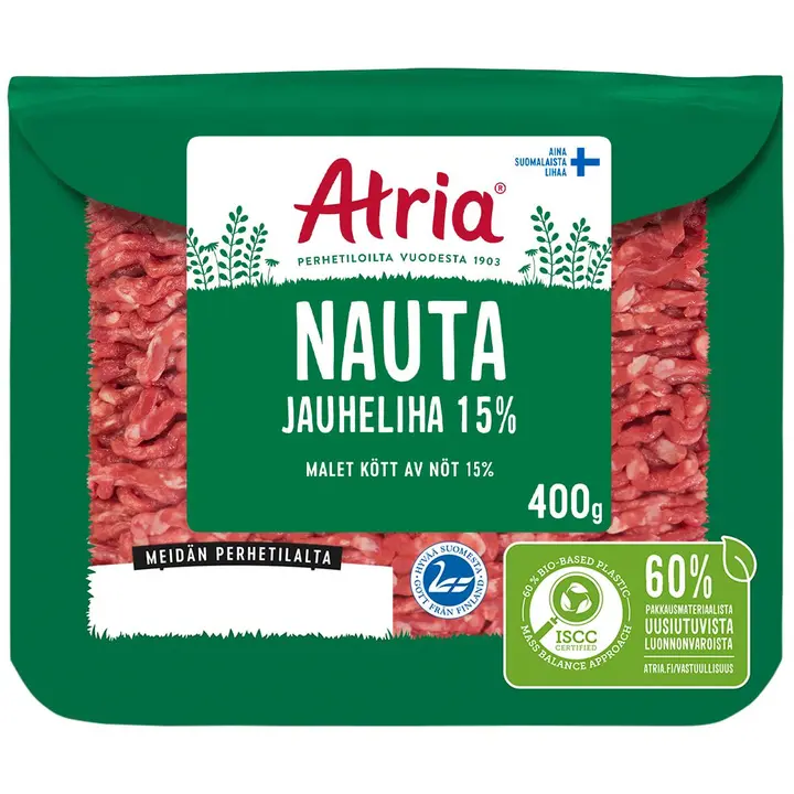 Atria Nauta Jauheliha 15% 400g