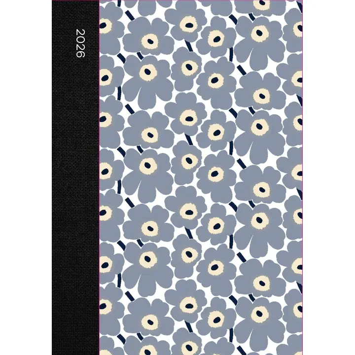 Kalenterikirja 2026 marimekko A5 unikko