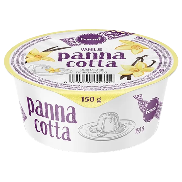 Vanilje Panna Cotta, 150g