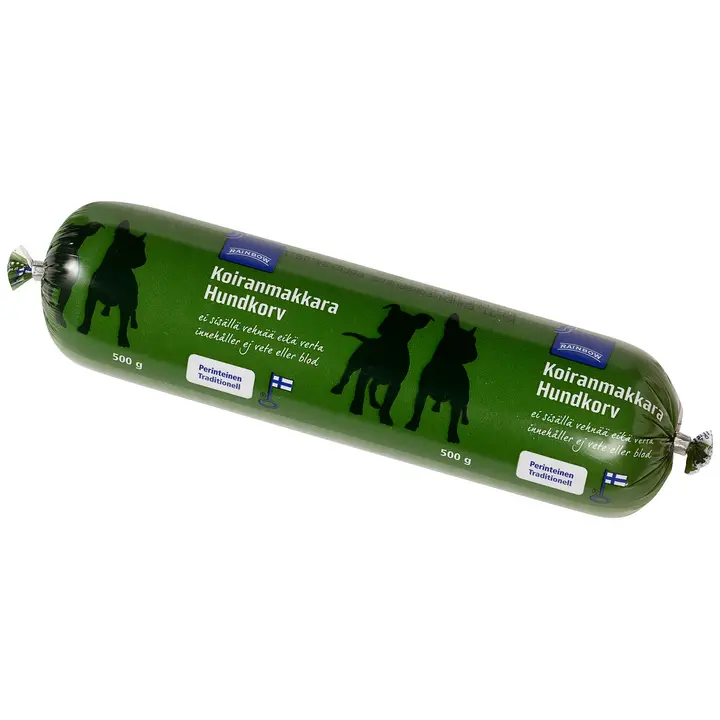 Rainbow Koiranmakkara perinteinen täysrehu 500g