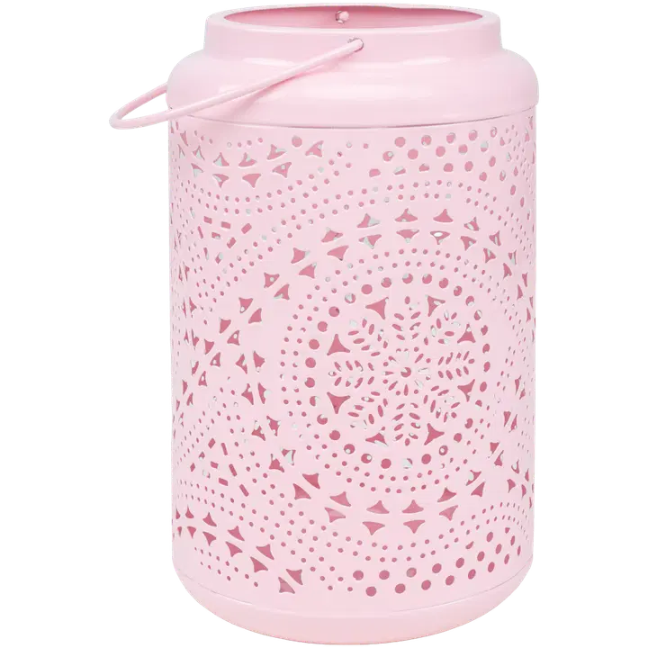 Laualatern Holiday 24 cm roosa