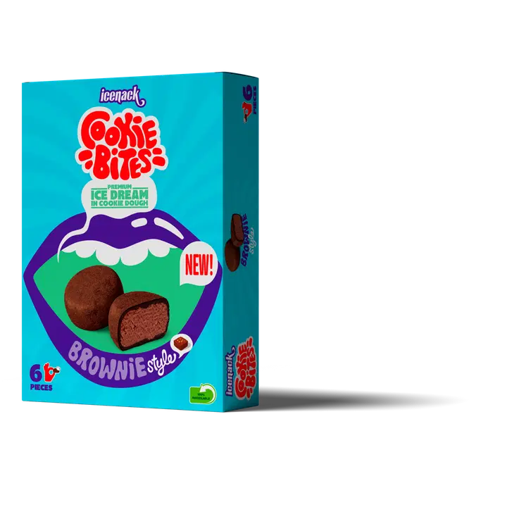 ICENACK Cookie Bites jäätelö 6x35g Brownie