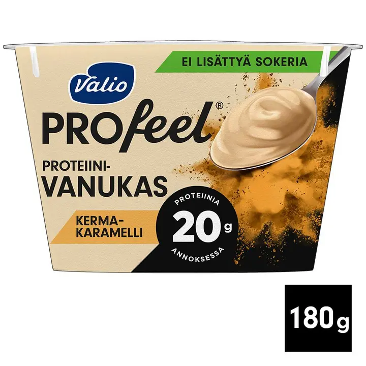 Valio PROfeel® proteiinivanukas 180 g kermakaramelli laktoositon