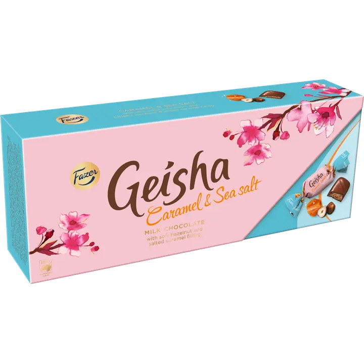 Fazer Geisha Caramel & Sea Salt suklaakonvehti 270g