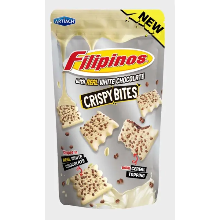 Filipinos Crispy Bites valkosuklaa 100g