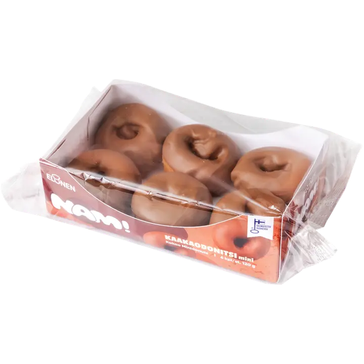 Elonen NAM! Kaakaodonitsi Mini 6kpl 120g