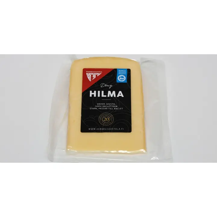 Herkkujuustola Hilma voimakas kypsytetty kittkuorinen juusto pala 150g