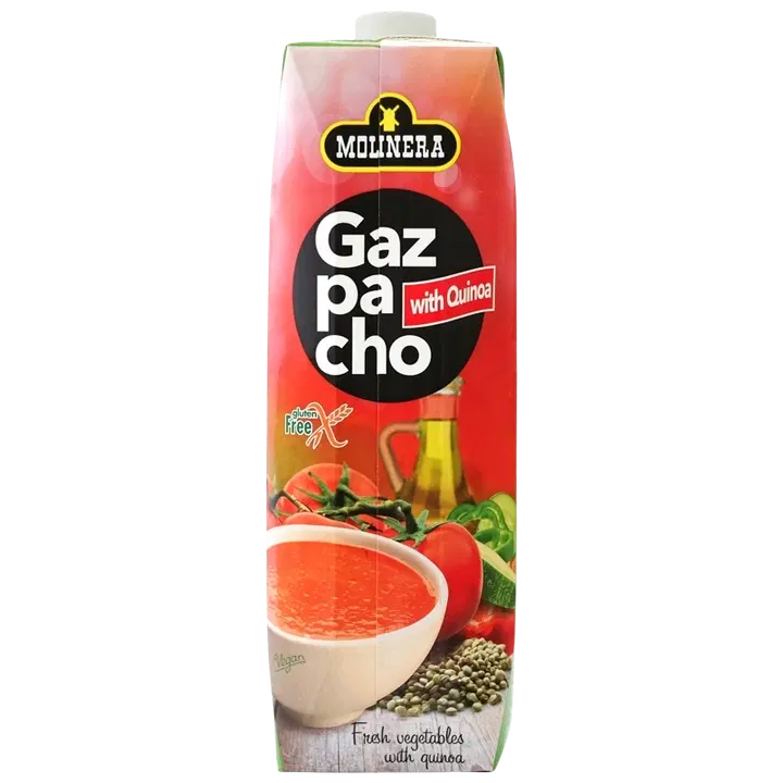 Molinera Gazpacho vihanneskeitto 1L gluteeniton