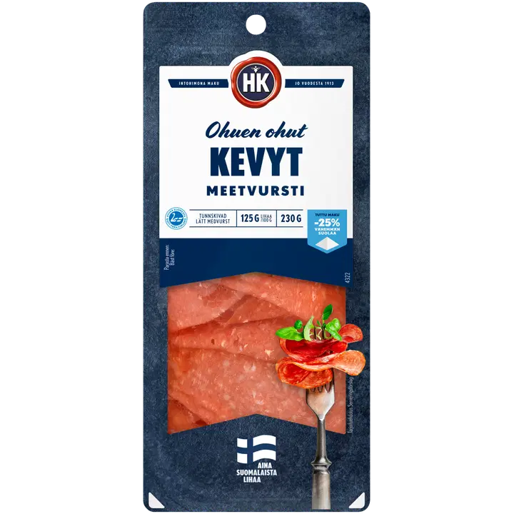 HK Ohuen ohut kevyt meetvursti 230 g