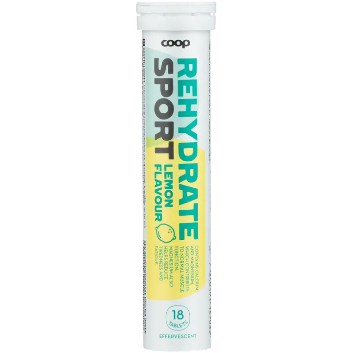 Coop sidrunimaitselised tabletid magneesiumiga vedeliku tasakaalutaastamiseks 18tk