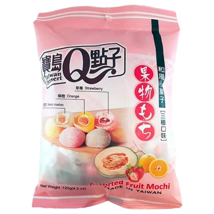 Taiwan DessertQ Mochi pallid puuvilja 120g