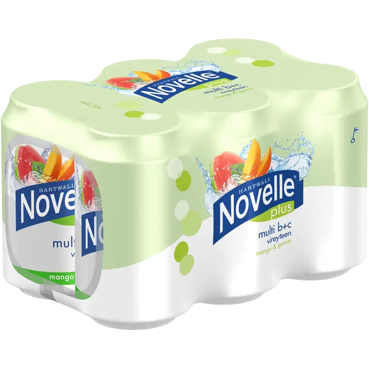 6 x Hartwall Novelle Plus Multi B+C 0,33 l