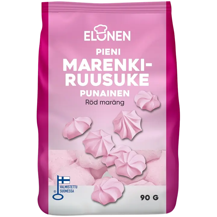Elonen pieni marenkiruusuke punainen 90g