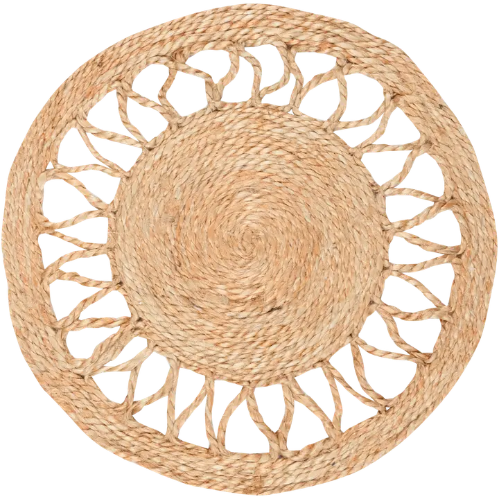 House juuttitabletti pyöreä Lace 38 cm