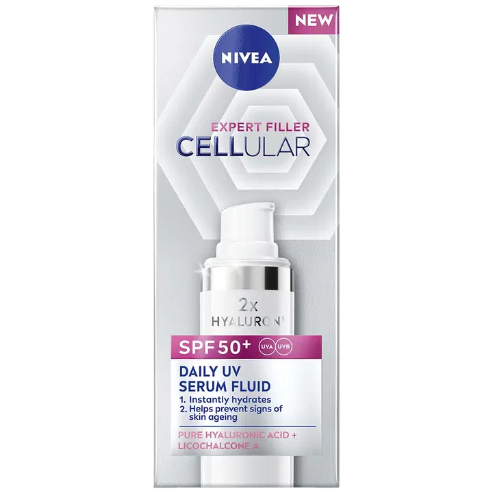 NIVEA 30ml Cellular Expert Filler Daily UV Fluid Serum Fluid SK50 -seerumipäivävoide
