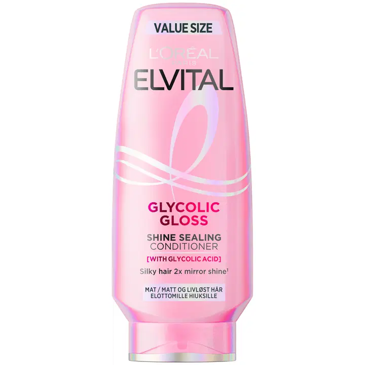 Elvital 300ml Glycolic Gloss balsam för tunt och platt hår