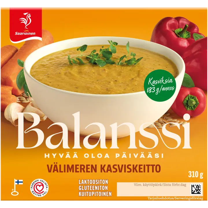 Saarioinen Balanssi Välimeren kasviskeitto 310g