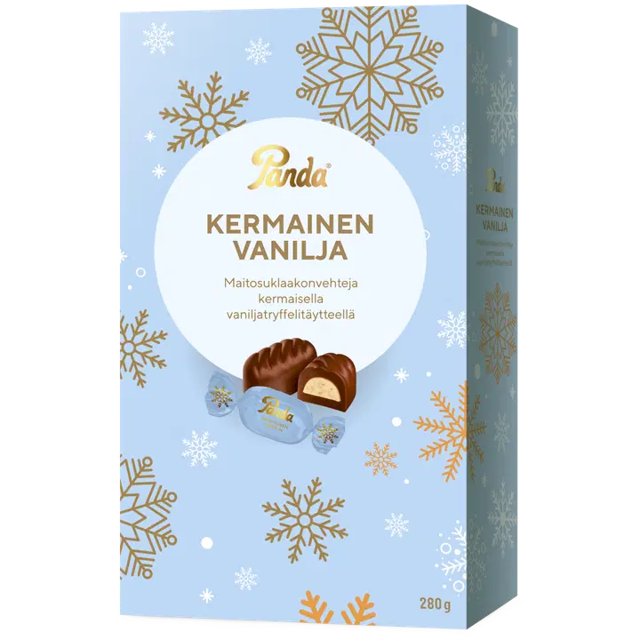 Panda kermainen vanilja maitosuklaakonvehti 280g