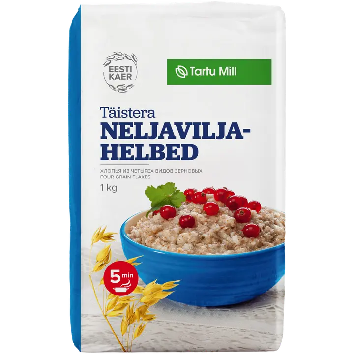 Tartu Mill Täistera neljaviljahelbed 1kg