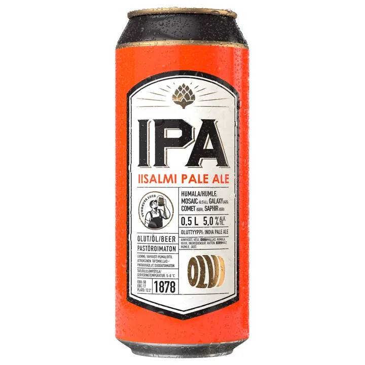 OLVI IPA 5,0% olut 0,5 l tlk