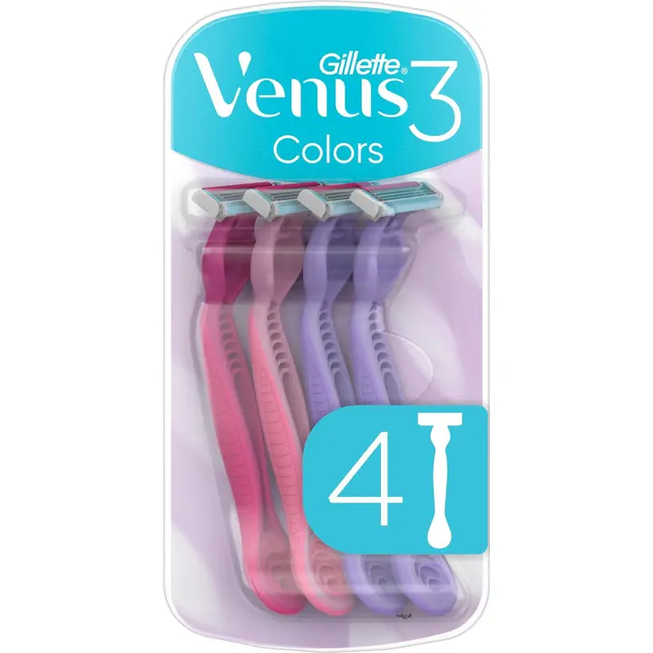Gillette Venus3 Colors 4kpl varsiterä
