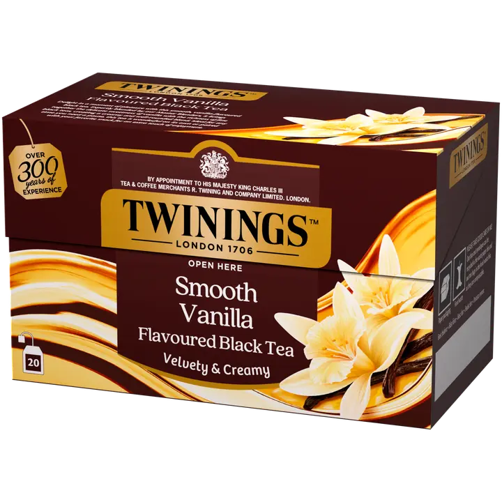 Twinings Smooth Vanilla maustettu musta tee 20x2g