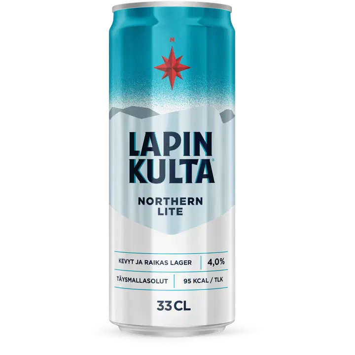 Lapin Kulta Northern Lite olut 4% 0,33 l