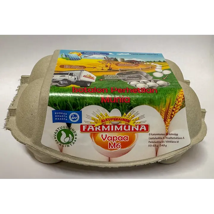 Farmimuna vapaa kananmuna M6