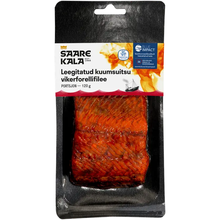 Saare Kala Kuumsuitsu Vikerforellifilee Portsjon Le