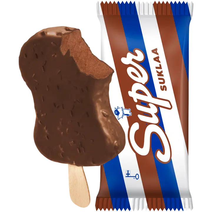 Super Suklaa kermajäätelöpuikko  60g/100ml