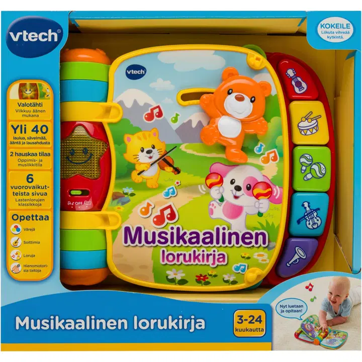 Vtech Baby musikaalinen lorukirja FI