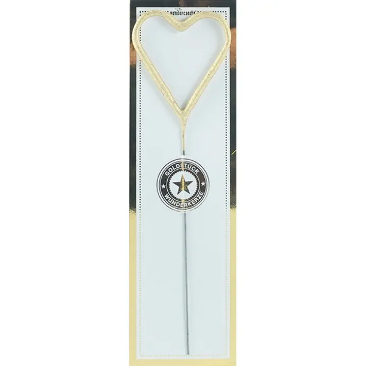 Wondercandle Kuldne säraküünal süda