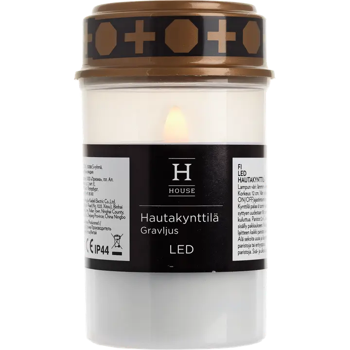 House LED-hautakynttilä