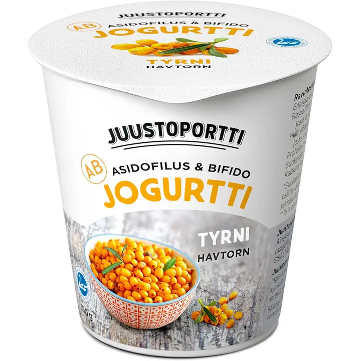 Juustoportti AB-jogurtti 150 g tyrni