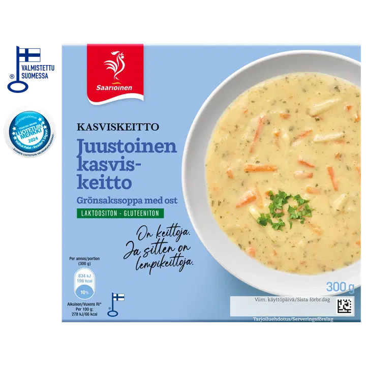 Saarioinen Juustoinen kasviskeitto 300g