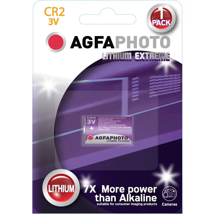 AgfaPhoto Litiumparisto CR2 3V