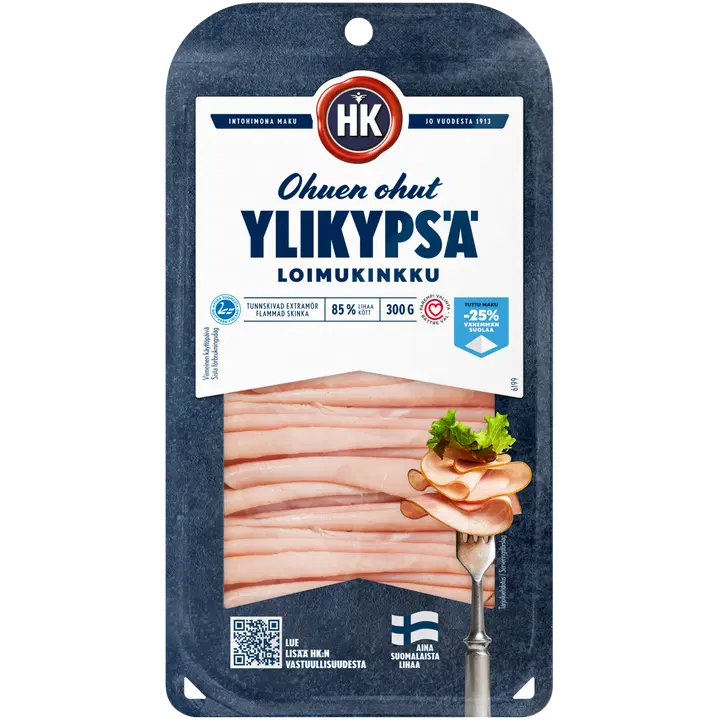 HK Ohuen ohut Ylikypsä loimukinkku 300 g