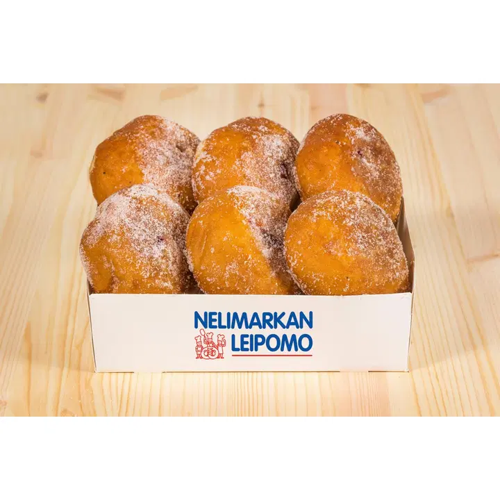 Kuningatarmunkki 6/pkt 300g Nelimarkan Leipomo