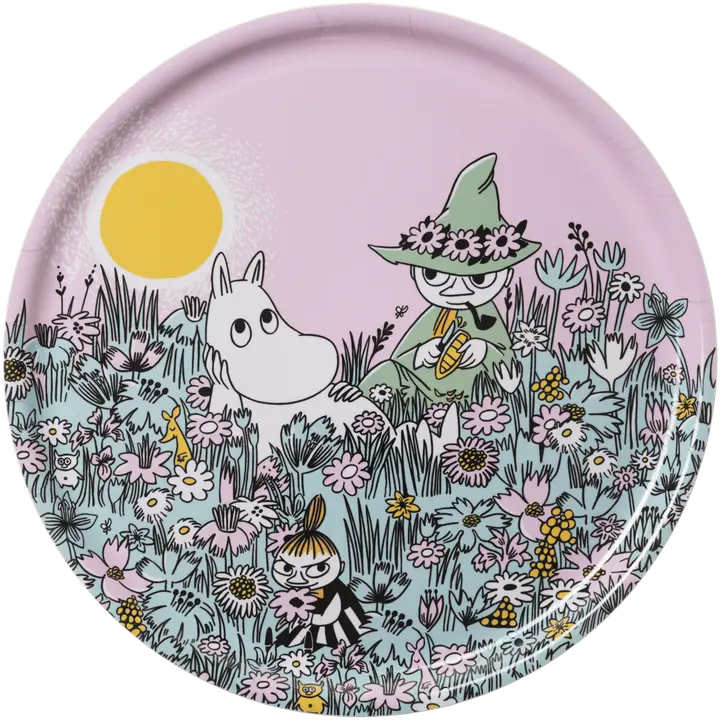 Moomin Arabia tarjotin 35 cm Sydänystävät
