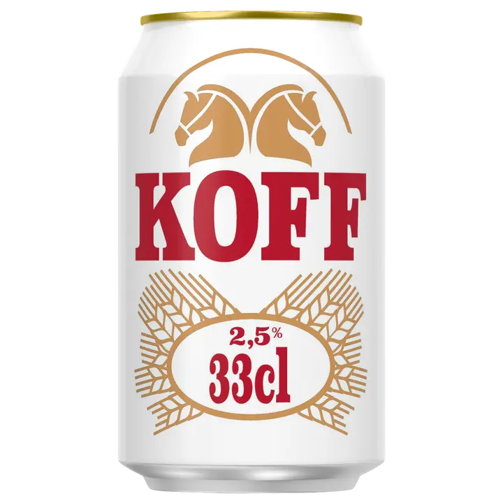 Koff gluteeniton Lager olut 2,5 % tölkki 0,33 L