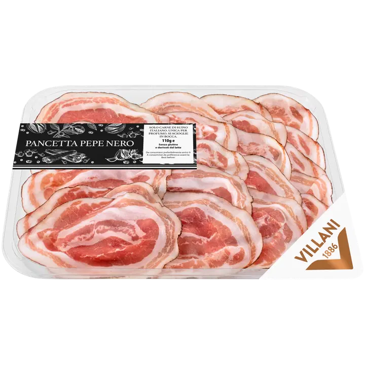 Villani Mustapippuri Pancetta  110g
