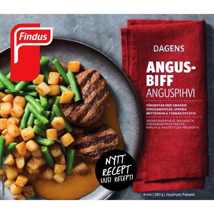 Findus Dagens Anguspihvi 380g, pakaste