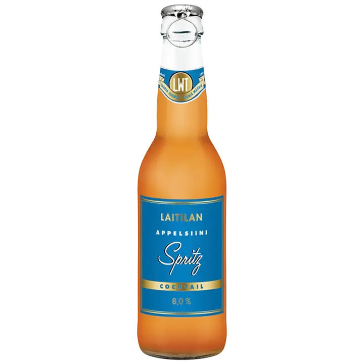 Laitilan Appelsiini Spritz Cocktail 8,0% 0,33L appelsiininmakuinen juomasekoitus